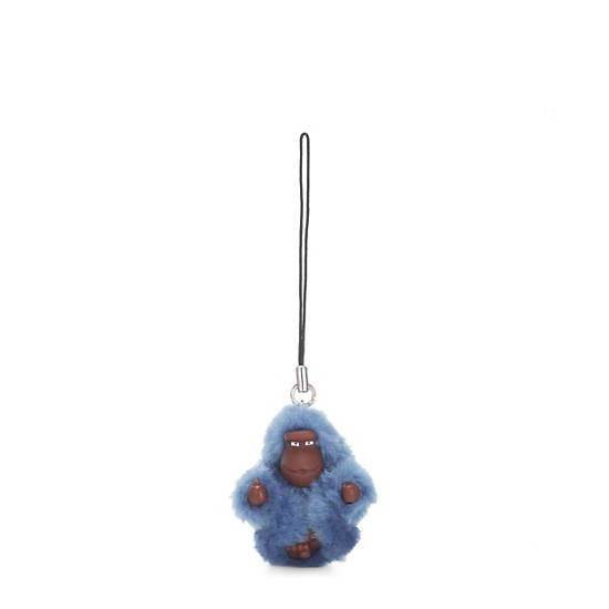 Akcesoria Kipling Sven Extra Small Iconic Monkey Keychain Niebieskie | PL 1240YX